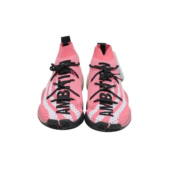 Adidas Pharrell Williams Mens Crazy BYW LVL X Ambition Sneakers US12 Pink White - Picture 2 of 8